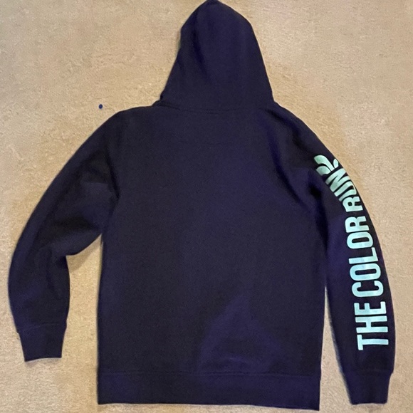 NWOT The Color Run Zip Up Hoodie Jacket Purple L - Picture 3 of 3